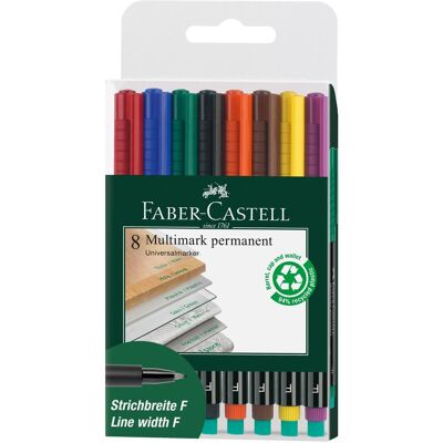 Faber-Castell, Marqueur, Multimark (8x) Faber-Castell, Marqueur, Multimark (8x)