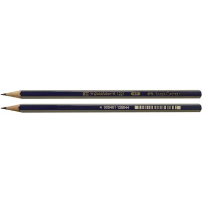 Faber-Castell, Crayon à papier + critérium, GOLDFABER - Bleistift (4B, 1x) Faber-Castell, Crayon à papier + critérium, GOLDFABER - Bleistift (4B, 1x)