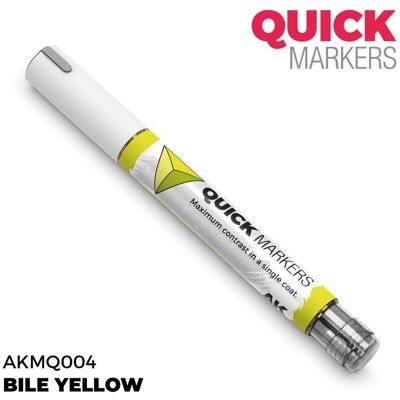 AK Interactive, Marqueur, - Quickmarker Bile Yellow (1x) AK Interactive, Marqueur, - Quickmarker Bile Yellow (1x)