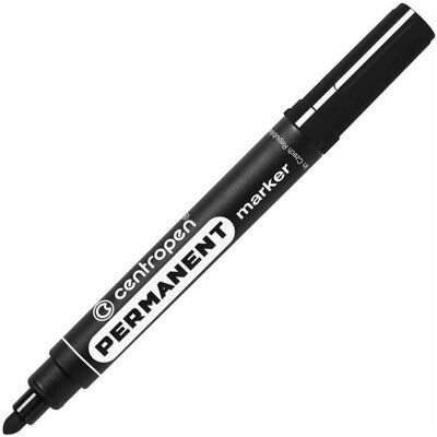 Centropen, Marqueur, Permanentmarker 2,5 mm schwarz (10x) Centropen, Marqueur, Permanentmarker 2,5 mm schwarz (10x)