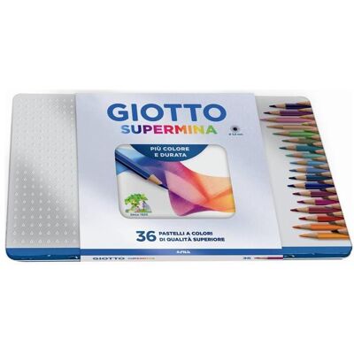 Giotto, Crayon à papier + critérium, Supermine 36 pièce(s) (3.80 mm, 36x) Giotto, Crayon à papier + critérium, Supermine 36 pièce(s) (3.80 mm, 36x)