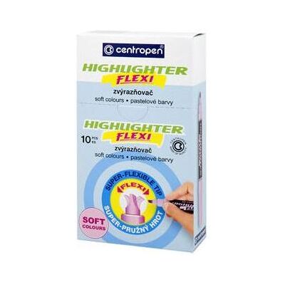 Centropen, Marqueur, Textmarker 8542, rosige, 10stk, 1-5mm, mit superflexibler Spitze, Preis pro Stück, EOL (10x) Centropen, Marqueur, Textmarker 8542, rosige, 10stk, 1-5mm, mit superflexibler Spitze, Preis pro Stück, EOL (10x)