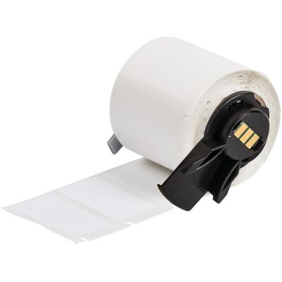 Brady, Rouleau d’étiquettes, M6-29-498, Tissu de vinyle, blanc, mat, 38.10 x 12.70 mm, repositionnable (500 p.) (46.02 mm) Brady, Rouleau d’étiquettes, M6-29-498, Tissu de vinyle, blanc, mat, 38.10 x 12.70 mm, repositionnable (500 p.) (46.02 mm)