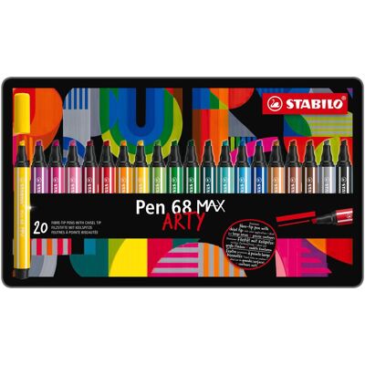 STABILO Pen 68 MAX Couleurs assorties - Feutre à la créativité STABILO Pen 68 MAX Couleurs assorties - Feutre à la créativité