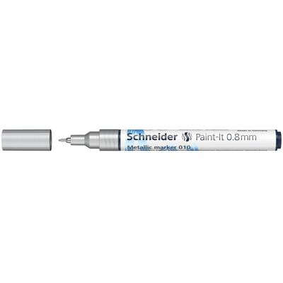 Schneider, Marqueur, Paint-It 010 marqueur métallique, 0,8 mm, argent métallique (1x) Schneider, Marqueur, Paint-It 010 marqueur métallique, 0,8 mm, argent métallique (1x)