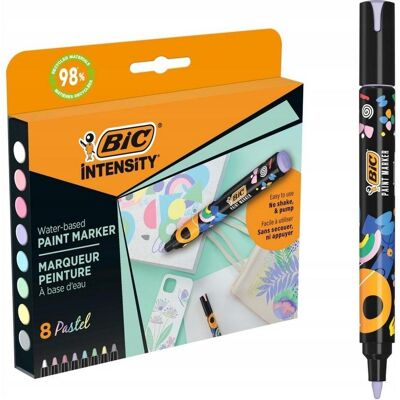 Bic, Marqueur, Acrylmarker Intensity Pastel Paint Mix 8 Stück (8x) Bic, Marqueur, Acrylmarker Intensity Pastel Paint Mix 8 Stück (8x)