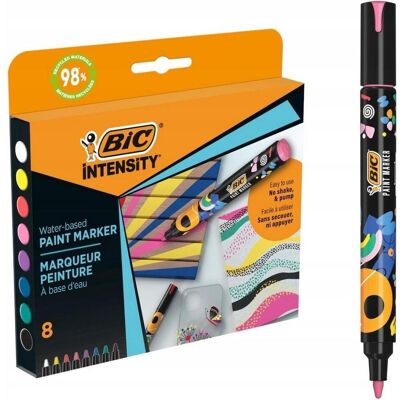 Bic, Marqueur, Acrylmarker Intensity Classic Paint Mix 8 Stück (8x) Bic, Marqueur, Acrylmarker Intensity Classic Paint Mix 8 Stück (8x)