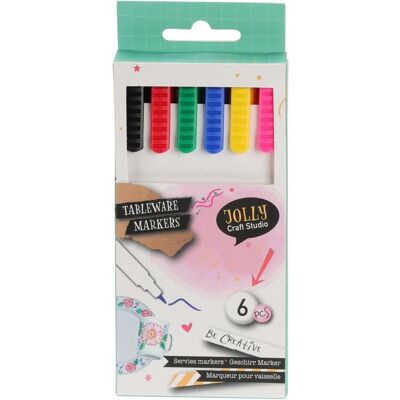 Creative Craft Group, Marqueur, Marqueurs pour porcelaine, 6 pcs. (6x) Creative Craft Group, Marqueur, Marqueurs pour porcelaine, 6 pcs. (6x)