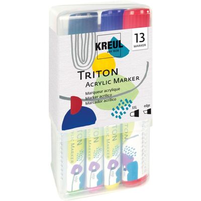 Kreul, Marqueur, Marqueur peinture acrylique Triton (13x) Kreul, Marqueur, Marqueur peinture acrylique Triton (13x)
