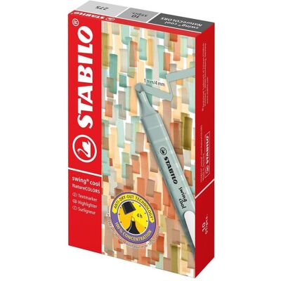 STABILO, Marqueur, Swing Cool Textmarker Sumpfgrün (10 Stück) (10x) STABILO, Marqueur, Swing Cool Textmarker Sumpfgrün (10 Stück) (10x)