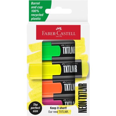 Faber-Castell, Marqueur, Textmarker TXTLNR SF 4er Kartonetui (4x) Faber-Castell, Marqueur, Textmarker TXTLNR SF 4er Kartonetui (4x)