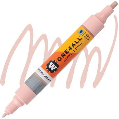 Molotow, Marqueur, Marqueur pour Maquettes - One4All Twin - Acrylique Rose Poudré Pastel - 1,5/4mm - -207 - 15 cm Molotow, Marqueur, Marqueur pour Maquettes - One4All Twin - Acrylique Rose Poudré Pastel - 1,5/4mm - -207 - 15 cm