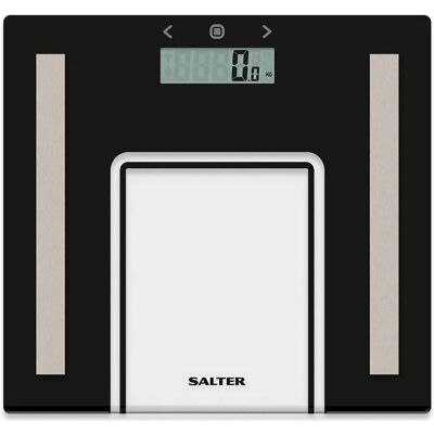Salter, Pèse-personne, 9128 BFEU12 Glass Analyser Scale - Black (180 kg) Salter, Pèse-personne, 9128 BFEU12 Glass Analyser Scale - Black (180 kg)