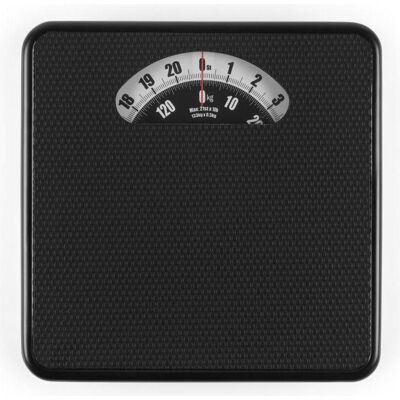 Salter, Pèse-personne, SA00700BBFEU12 Large Dial Mechanical Scale, Black (133 kg) Salter, Pèse-personne, SA00700BBFEU12 Large Dial Mechanical Scale, Black (133 kg)