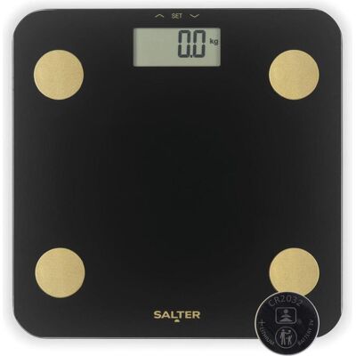 Salter, Pèse-personne, SA00714BGCFEU12 Black & Gold Analyser Scale, Black/Gold (180 kg) Salter, Pèse-personne, SA00714BGCFEU12 Black & Gold Analyser Scale, Black/Gold (180 kg)