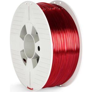 Verbatim Rouge transparent - 1 kg - Filament PTEG (3D) (PETG, 2.85 mm, 1000 g), Filament 3D, Rouge Verbatim Rouge transparent - 1 kg - Filament PTEG (3D) (PETG, 2.85 mm, 1000 g), Filament 3D, Rouge