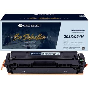 Toner noir G&G - HP 203X / Canon 054H - Alternative XL de haute qualité Toner noir G&G - HP 203X / Canon 054H - Alternative XL de haute qualité