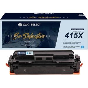 Toner Cyan G&G W2031X - Compatible HP 415X - Haute Qualité Toner Cyan G&G W2031X - Compatible HP 415X - Haute Qualité