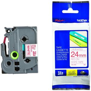 Brother Ruban d'étiquetage, Tze-252 (2.40 cm, Blanc, Rouge) Brother Ruban d'étiquetage, Tze-252 (2.40 cm, Blanc, Rouge)