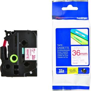 Brother Ruban d'étiquetage, P-Touch (3.60 cm, Rouge) Brother Ruban d'étiquetage, P-Touch (3.60 cm, Rouge)