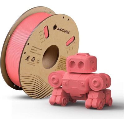 Anycubic PLA High Speed Filament 1kg Strawberry P (PLA, 1.75 mm, 1000 g), Filament 3D, Pink, Rose Anycubic PLA High Speed Filament 1kg Strawberry P (PLA, 1.75 mm, 1000 g), Filament 3D, Pink, Rose