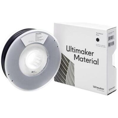 Ultimaker Filament (PLA, 2.85 mm, 750 g), Filament 3D, Noir Ultimaker Filament (PLA, 2.85 mm, 750 g), Filament 3D, Noir