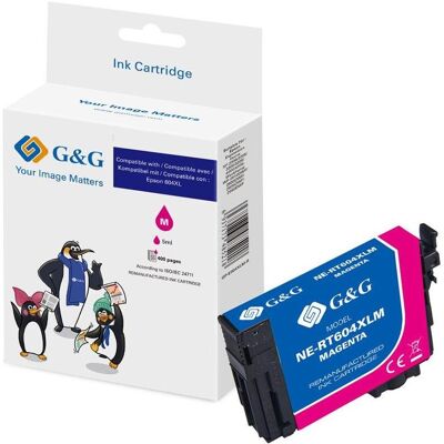 G&G, Cartouche d'impression, Tintenpatrone Magenta ersetzt Epson 604XL G&G, Cartouche d'impression, Tintenpatrone Magenta ersetzt Epson 604XL