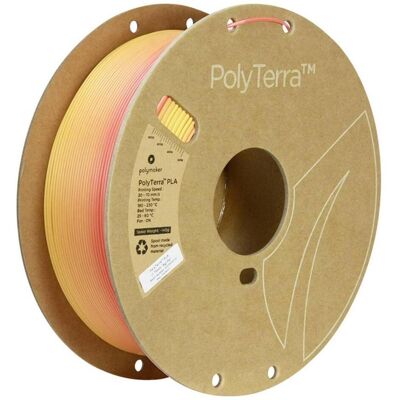Polymaker PA04037 Filament Dégradé PLA-Mat Multicolore - Filament Polymaker PA04037 Filament Dégradé PLA-Mat Multicolore - Filament