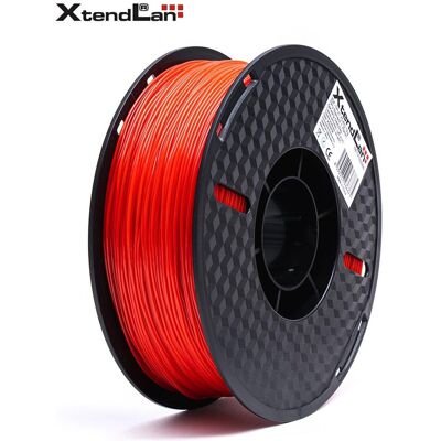 XtendLan TPU filament 1,75mm průhledný červený 1kg (TPU, 1000 g, 1.75 mm), Filament 3D, Rouge, Transparent XtendLan TPU filament 1,75mm průhledný červený 1kg (TPU, 1000 g, 1.75 mm), Filament 3D, Rouge, Transparent