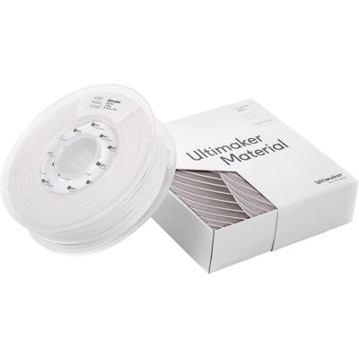 Ultimaker Filament (PLA+ LECTURE, 2.85 mm, 750 g), Filament 3D, Blanc Ultimaker Filament (PLA+ LECTURE, 2.85 mm, 750 g), Filament 3D, Blanc