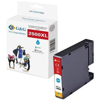 G&G, Cartouche d'impression, G&G-Druckerpatrone kompatibel mit Canon PGI-2500XLC G&G, Cartouche d'impression, G&G-Druckerpatrone kompatibel mit Canon PGI-2500XLC