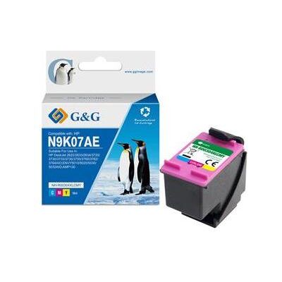 G&G, Cartouche d'impression, compatible Encre avec N9K07AE, HP 304XL, NH-RC304XLCMY, CMY, 18ml, ml G&G, Cartouche d'impression, compatible Encre avec N9K07AE, HP 304XL, NH-RC304XLCMY, CMY, 18ml, ml