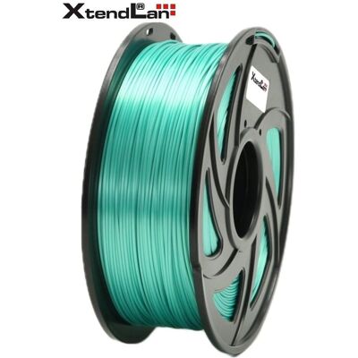 XtendLan PLA-Filament glänzend grün / Schnur für 3D-Drucker / PLA / 1,75 mm / 1 kg (PLA, 1000 g, 1.75 mm), Filament 3D, Vert XtendLan PLA-Filament glänzend grün / Schnur für 3D-Drucker / PLA / 1,75 mm / 1 kg (PLA, 1000 g, 1.75 mm), Filament 3D, Vert