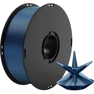 Anycubic PLA Metal Filament 1kg Metal Blue (PLA, 1.75 mm, 1000 g), Filament 3D, Bleu Anycubic PLA Metal Filament 1kg Metal Blue (PLA, 1.75 mm, 1000 g), Filament 3D, Bleu