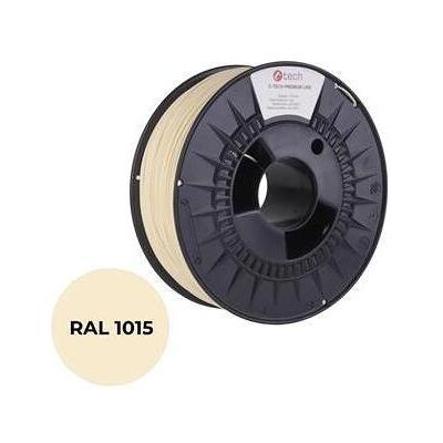 C-Tech Tisková struna (filament) PREMIUM LINE, PLA, slonová kost svÄ'tlá, RAL1015 (PLA, 1.75 mm, 1000 g), Filament 3D, Beige C-Tech Tisková struna (filament) PREMIUM LINE, PLA, slonová kost svÄ'tlá, RAL1015 (PLA, 1.75 mm, 1000 g), Filament 3D, Beige