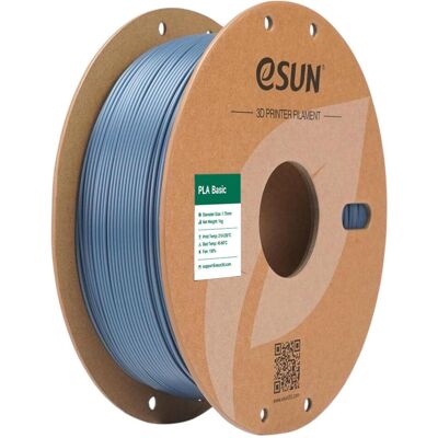 eSUN PLA Basic (1.75 mm, 1000 g), Filament 3D, Gris eSUN PLA Basic (1.75 mm, 1000 g), Filament 3D, Gris