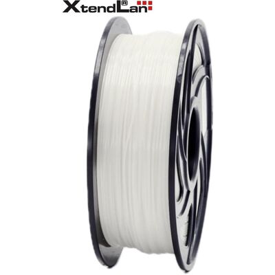 XtendLan PLA-Filament weiss / Schnur für 3D-Drucker / PLA / 1,75 mm / 1 kg (PLA, 1000 g, 1.75 mm), Filament 3D, Blanc XtendLan PLA-Filament weiss / Schnur für 3D-Drucker / PLA / 1,75 mm / 1 kg (PLA, 1000 g, 1.75 mm), Filament 3D, Blanc