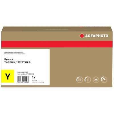 AGFAPHOTO, Toner, compatible avec le TK-5240Y (Y) AGFAPHOTO, Toner, compatible avec le TK-5240Y (Y)