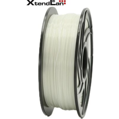 XtendLan PLA-Filament transparent-weiss / Schnur für 3D-Drucker / PLA / 1,75 mm / 1 kg (PLA, 1000 g, 1.75 mm), Filament 3D, Transparent, Blanc XtendLan PLA-Filament transparent-weiss / Schnur für 3D-Drucker / PLA / 1,75 mm / 1 kg (PLA, 1000 g, 1.75 mm), Filament 3D, Transparent, Blanc