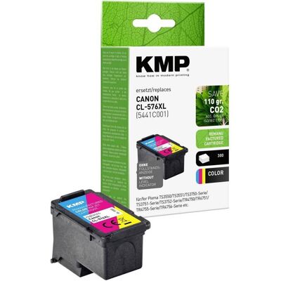 KMP, Cartouche d'impression, Cartouche Canon CL576XL (5441C001) couleur 15 ml reconditionnée KMP, Cartouche d'impression, Cartouche Canon CL576XL (5441C001) couleur 15 ml reconditionnée