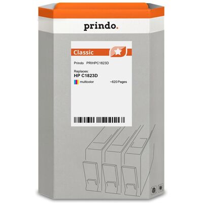 Prindo, Cartouche d'impression, compatible avec HP 23 plusieurs couleurs Prindo, Cartouche d'impression, compatible avec HP 23 plusieurs couleurs