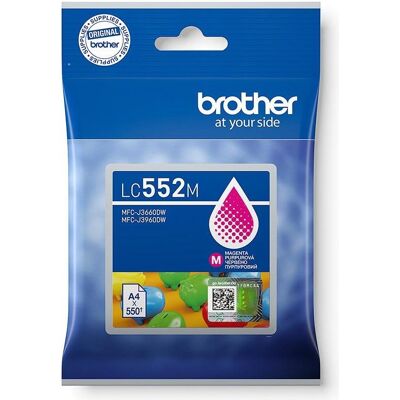 Brother Cartouche d'impression, Original Ink LC552M, magenta, 550S Brother Cartouche d'impression, Original Ink LC552M, magenta, 550S