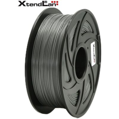 XtendLan PLA-Filament Silber / Schnur für 3D-Drucker / PLA / 1,75 mm / 1 kg (PLA, 1000 g, 1.75 mm), Filament 3D, Argent XtendLan PLA-Filament Silber / Schnur für 3D-Drucker / PLA / 1,75 mm / 1 kg (PLA, 1000 g, 1.75 mm), Filament 3D, Argent