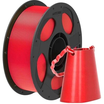 Anycubic PLA Silk Filament 1kg Christmas Red (PLA, 1.75 mm, 1000 g), Filament 3D, Rouge Anycubic PLA Silk Filament 1kg Christmas Red (PLA, 1.75 mm, 1000 g), Filament 3D, Rouge