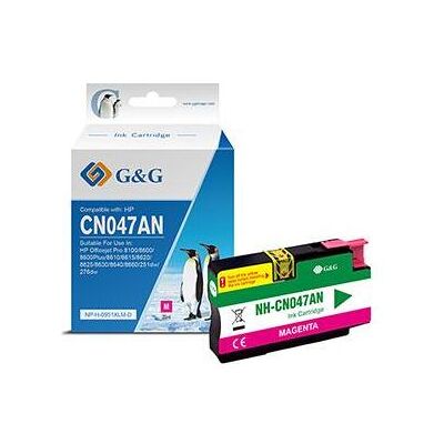 G&G, Cartouche d'impression, compatible Encre avec CN047AE, NP-H-0951XLM(HP950XL, magenta, 1500S G&G, Cartouche d'impression, compatible Encre avec CN047AE, NP-H-0951XLM(HP950XL, magenta, 1500S