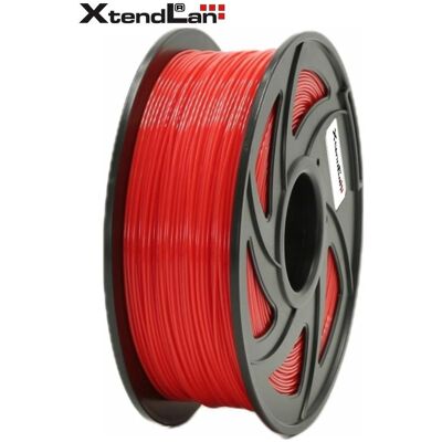 XtendLan PETG-Filament scharlachrot / Schnur für 3D-Drucker / PETG / 1,75 mm / 1 kg (PETG, 1000 g, 1.75 mm), Filament 3D, Rouge XtendLan PETG-Filament scharlachrot / Schnur für 3D-Drucker / PETG / 1,75 mm / 1 kg (PETG, 1000 g, 1.75 mm), Filament 3D, Rouge