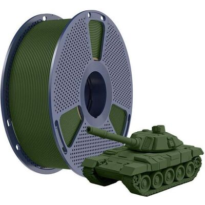 Sunlu Filament PLA+ High-Speed Oliwkowy (PLA+ LECTURE, 1.75 mm, 1000 g), Filament 3D, Vert Sunlu Filament PLA+ High-Speed Oliwkowy (PLA+ LECTURE, 1.75 mm, 1000 g), Filament 3D, Vert