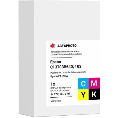 Agfaphoto, Cartouche d'impression, compatible avec Epson 102 Agfaphoto, Cartouche d'impression, compatible avec Epson 102
