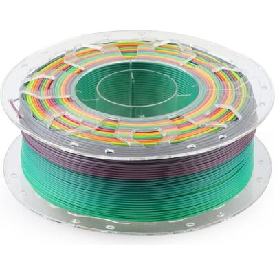Creality Filament PLA arc-en-ciel, 1.75mm, 1kg (PLA, 1.75 mm, 1000 g), Filament 3D, Multicolore Creality Filament PLA arc-en-ciel, 1.75mm, 1kg (PLA, 1.75 mm, 1000 g), Filament 3D, Multicolore