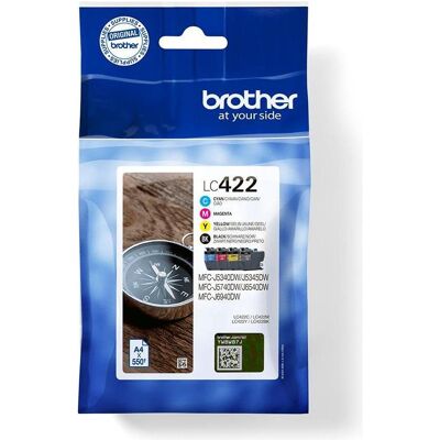 Brother Cartouche d'impression, Lc422Val Ink Cartridge 4 Brother Cartouche d'impression, Lc422Val Ink Cartridge 4